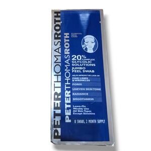 Peter Thomas Roth 20% Glycolic Solutions Jumbo Peel Swab 8 pack